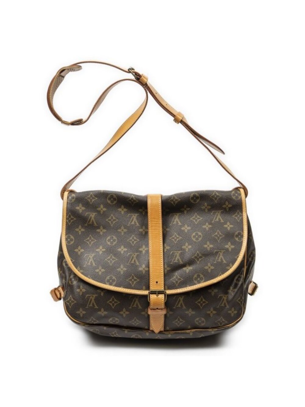 Louis Vuitton Saumur Brown Monogram Canvas - Picture 5 of 10
